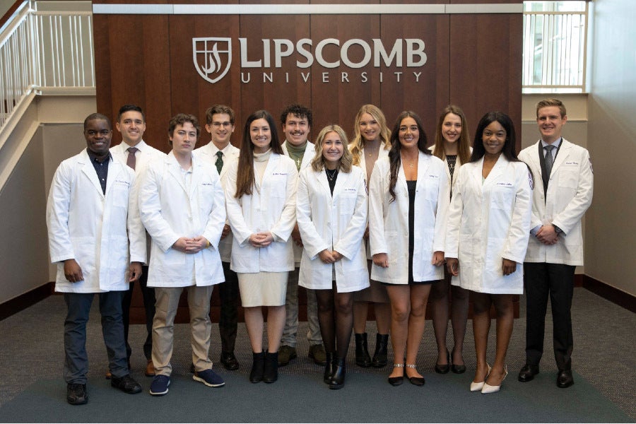 Twelve perfusion juniors received white coats in December as first 14